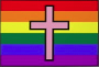 Drapeau homo-croix